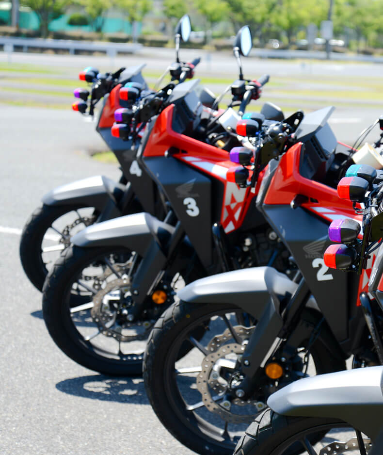 バイク教習の様子