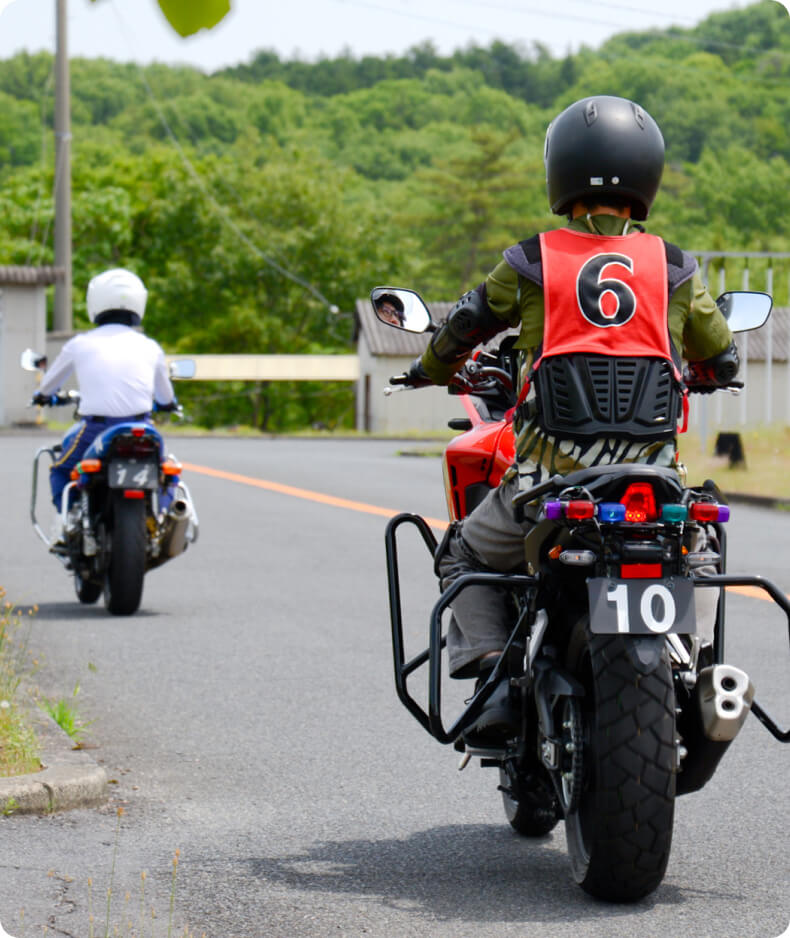 バイク教習の様子