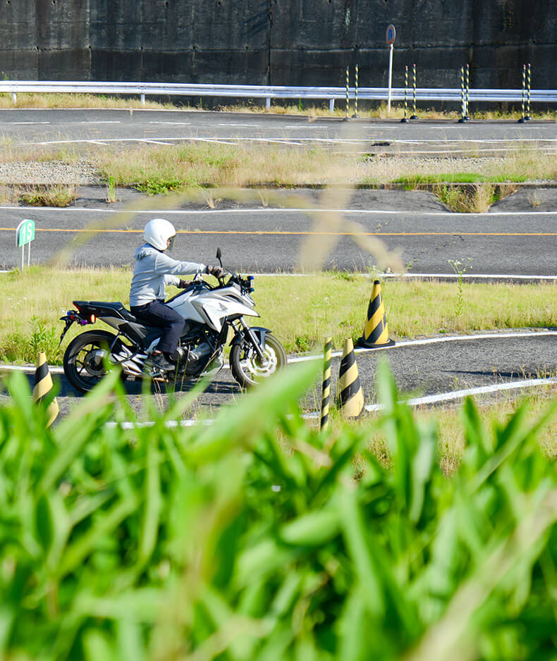 バイク教習の様子